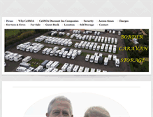 Tablet Screenshot of bordercaravanstorage.co.uk